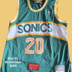 Seattle Supersonics Gary Payton Jersey 