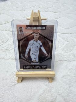 Cristiano Ronaldo Panini Prizm Trophy Hunting Card