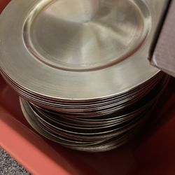 Golden Charger Plates 