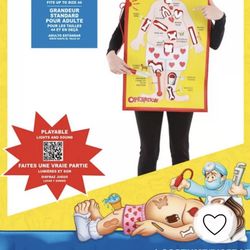 Playable Operation Halloween Costume-NEW 30.00 OBO