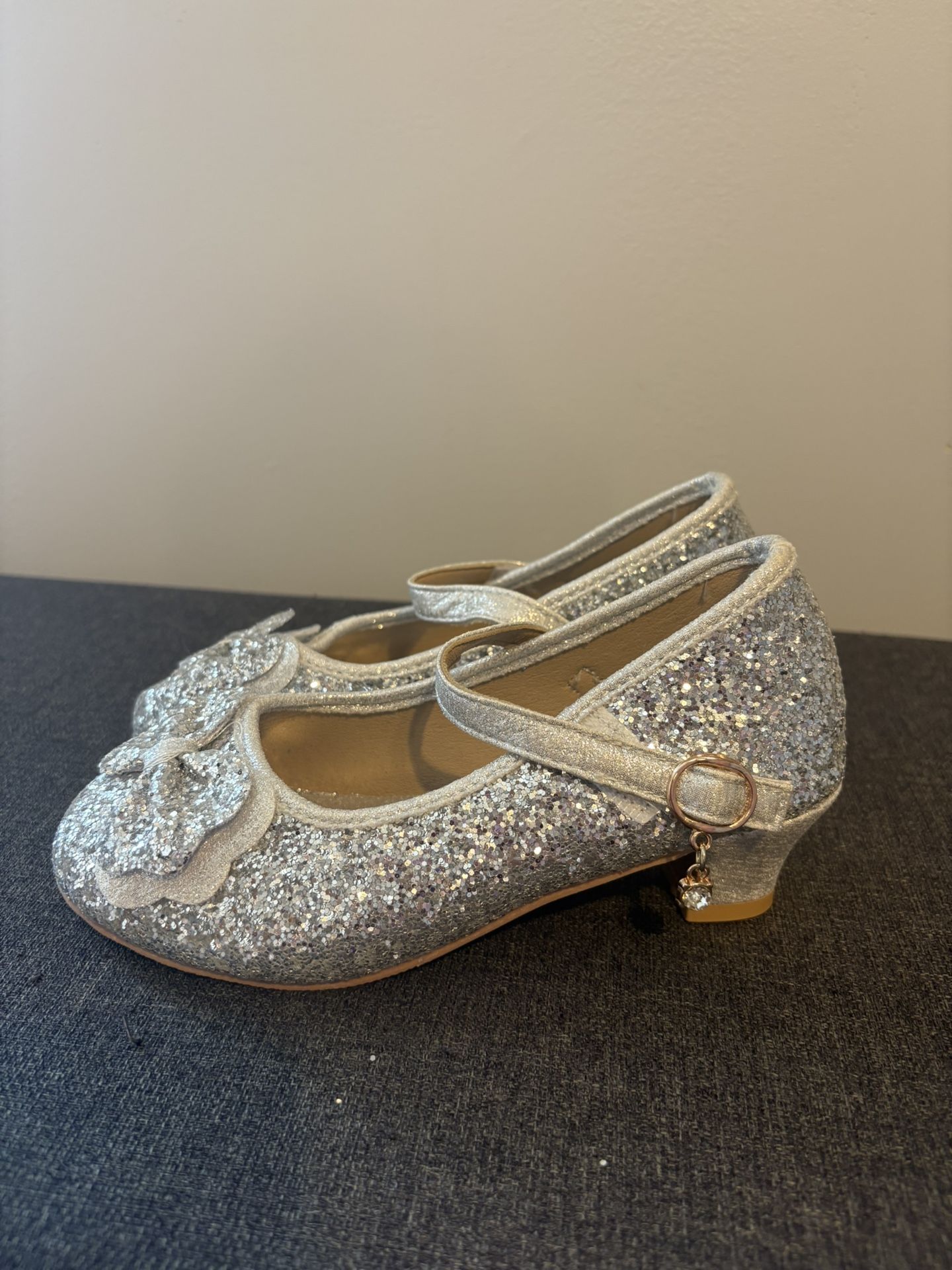 Girls Sparkling Short Heel