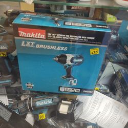 Makita 18v Lxt Brushless High Torque 1/2" Sq Drive Impact Wrench