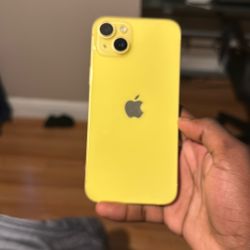 Yellow iPhone 14 Plus