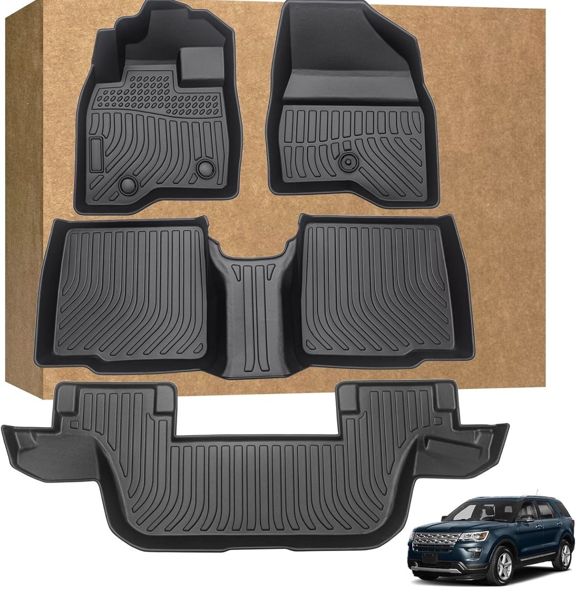 Floor Mats for Ford Explorer 2015-2019 For Sale For Sale $50.00 50%+ OFF Retail $102.99 NEW IN BOX