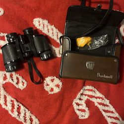 Bushnell Sportview 7x35 Binoculars With Leather Case