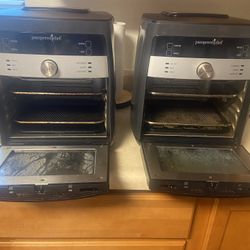 Two Air Fryers With Accessories 