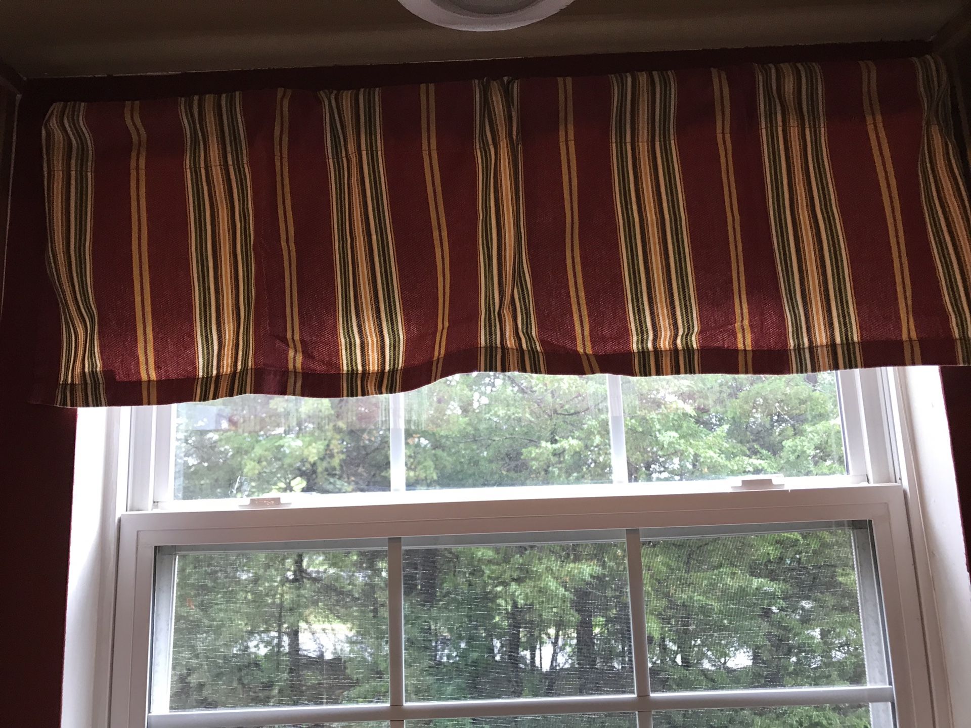 Pottery Barn kitchen curtains