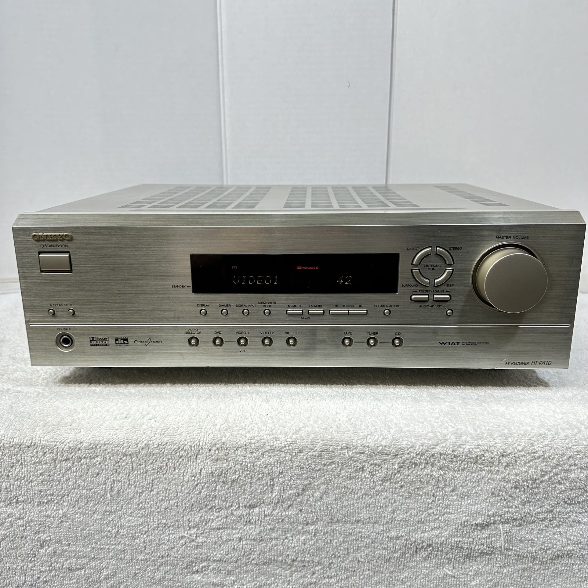 Onkyo AV 5.1 Receiver TESTED-Sounds Good-Super Clean-Demo Available