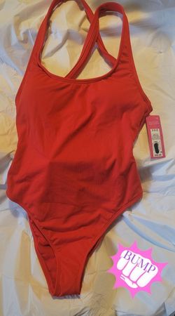 Women's One Piece Swimsuit-Red  (**NEW**)