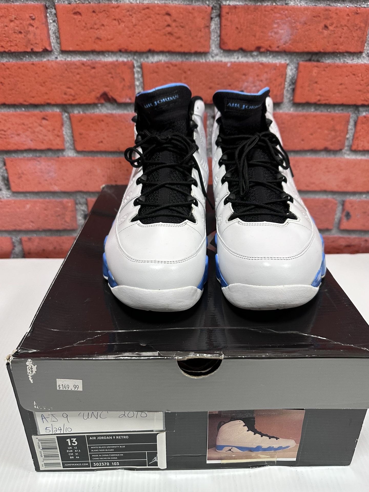 Nike Air Jordan Retro 'Powder Blue 2010' Size 13 WORN