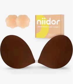 Niidor Sujetador adhesivo sin tirantes, ultra adhesivo