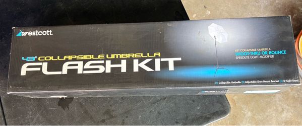 Westcott 43" Collapsible Umbrella Flash Kit