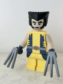 Giant wolverine Lego figure