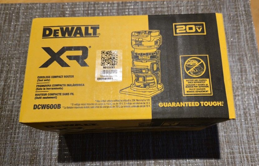 Dewalt XR 20V Max Compact Router