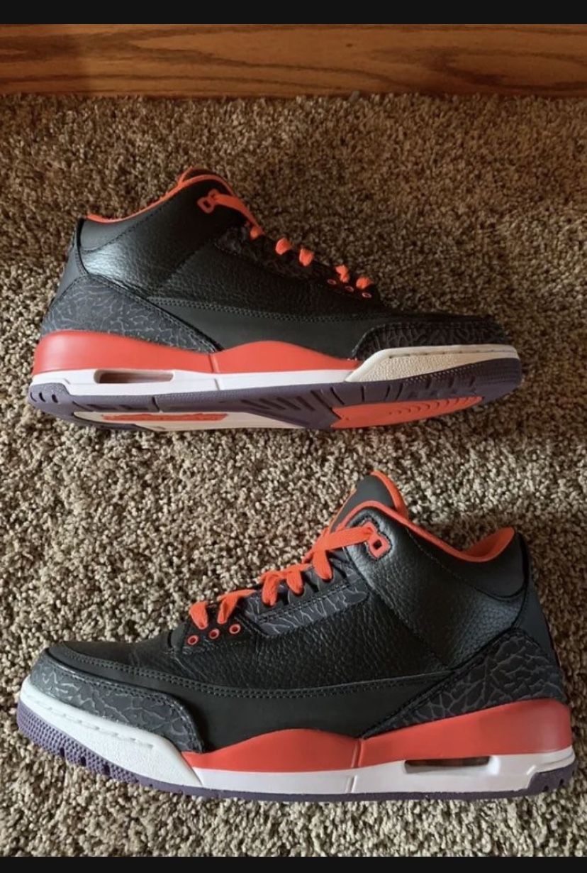 Jordan 3 : Crimson w/Box - Size 10