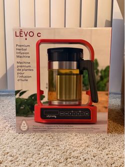 LEVO C Large Batch Herbal Infuser - Red (1.4L / 1oz Pod) - NEW