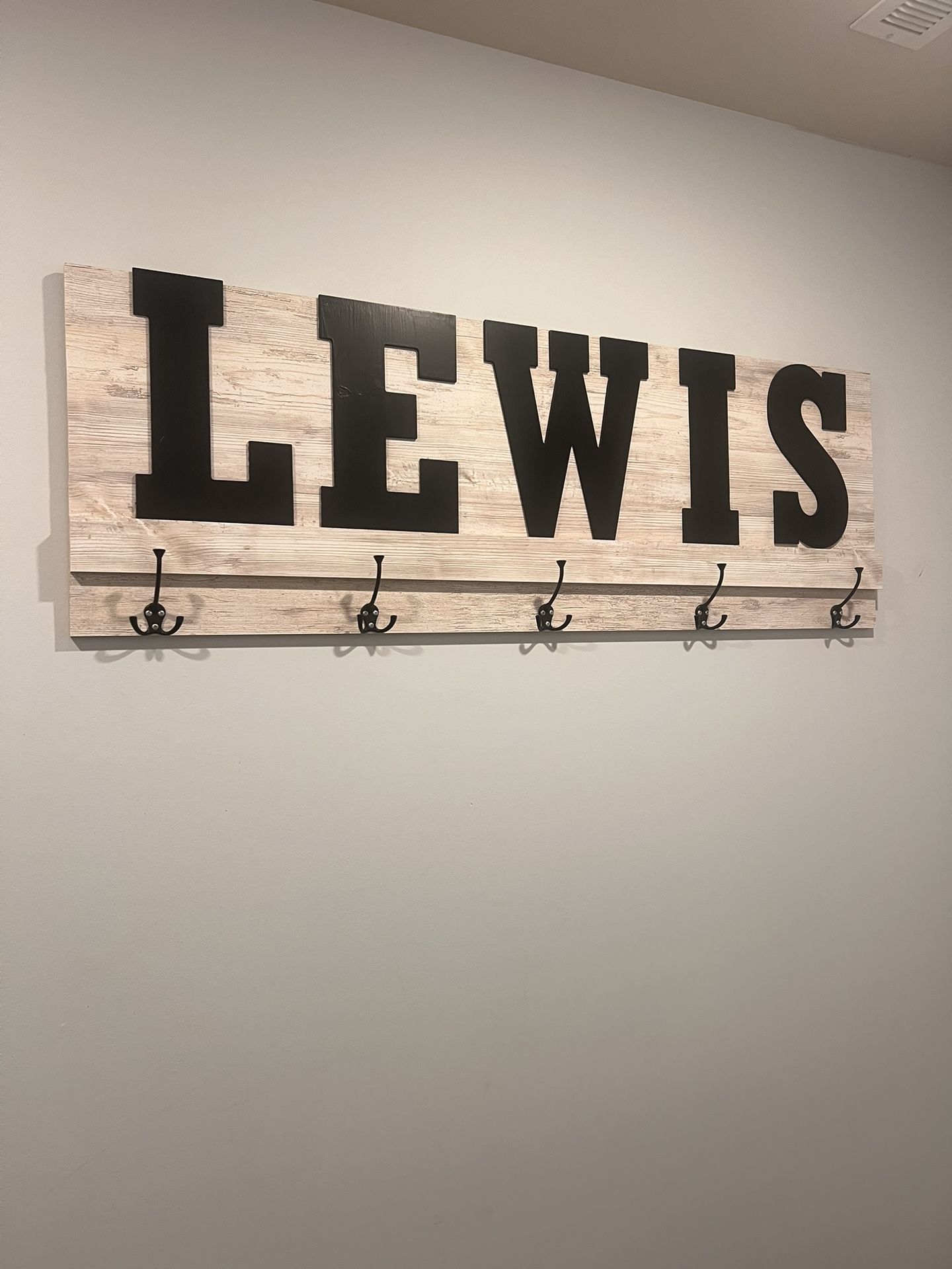 Customized Coat Rack