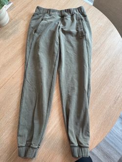 Lululemon Olive Gray Jogger Pants Size 6