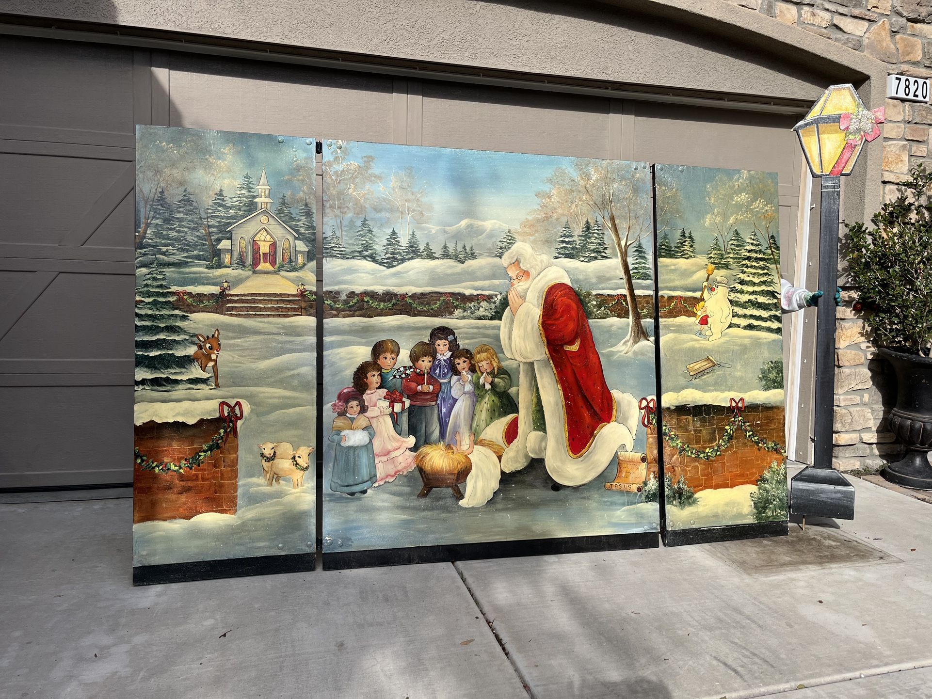 Christmas Yard decorations 6.2 ft x 8.7 ft