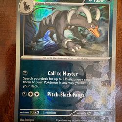 Pokemon Houndoom 63/131 Master Ball Prismatic Evolutions Holo Rare NM/M