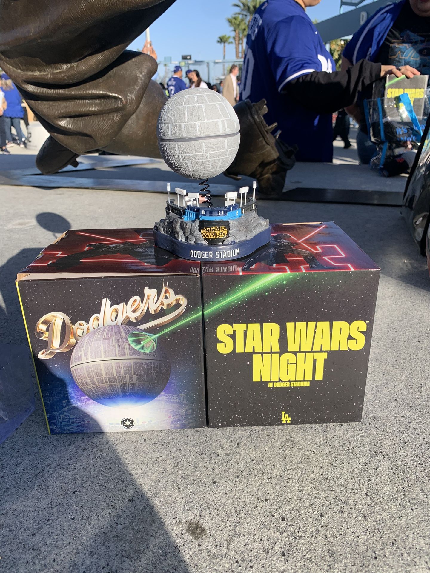 2025 star Wars Death Star Bobblehead Dodgers
