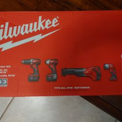 Milwaukee M18 4 tool combo kit