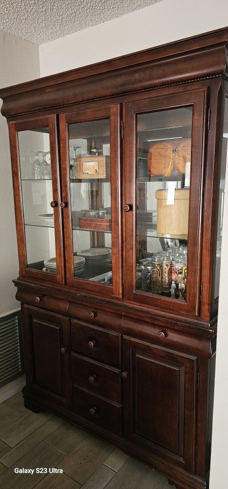 China cabinet.