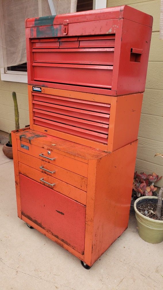 Tool Box Top Middle Bottom Box Side Shelf
