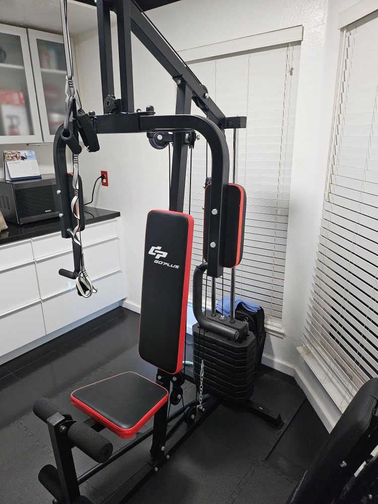 Fitness Equipment Goplus Multifunction Home Gym System GoPlus