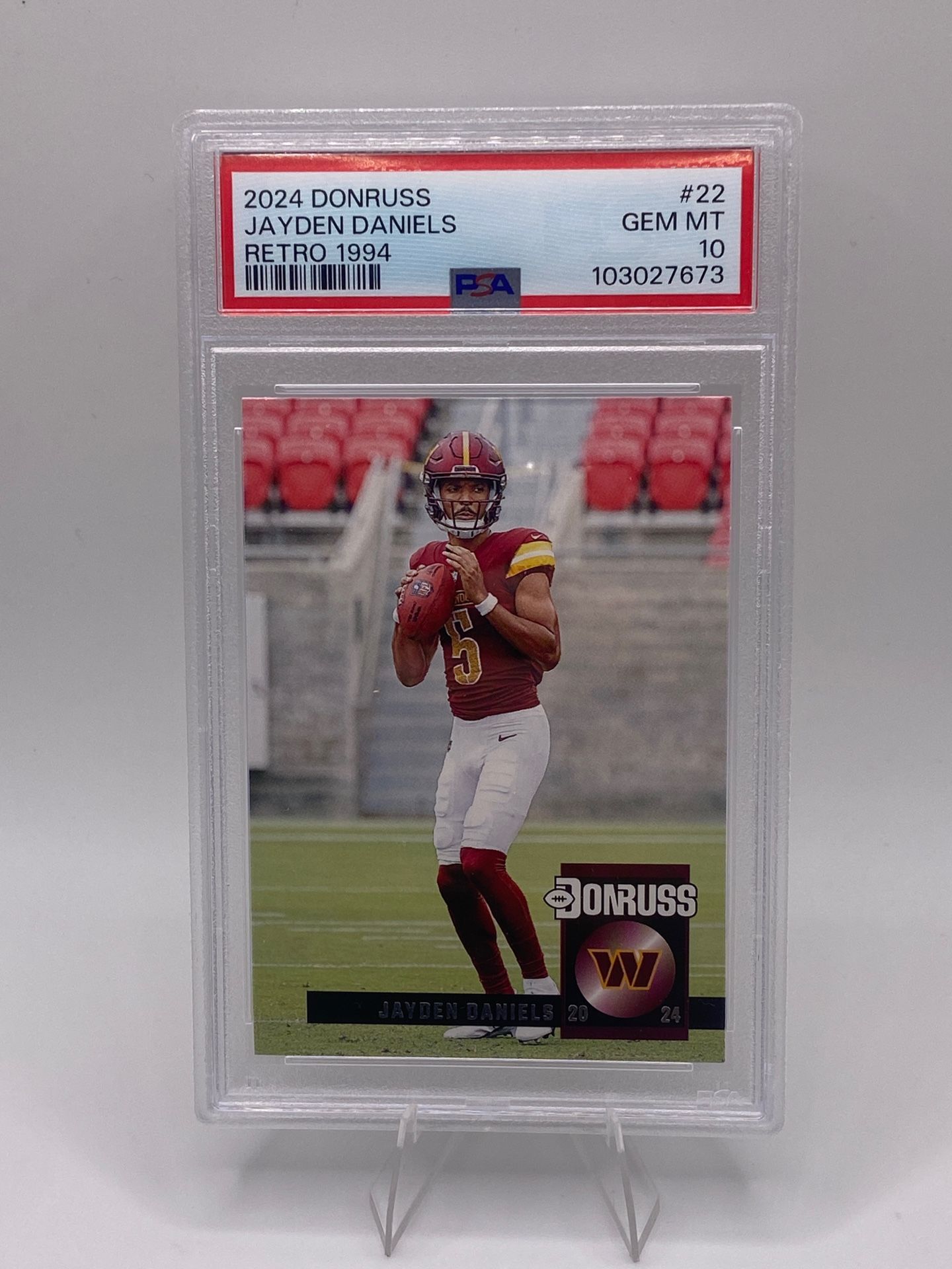 Jayden Daniels Retro PSA 10 - $30