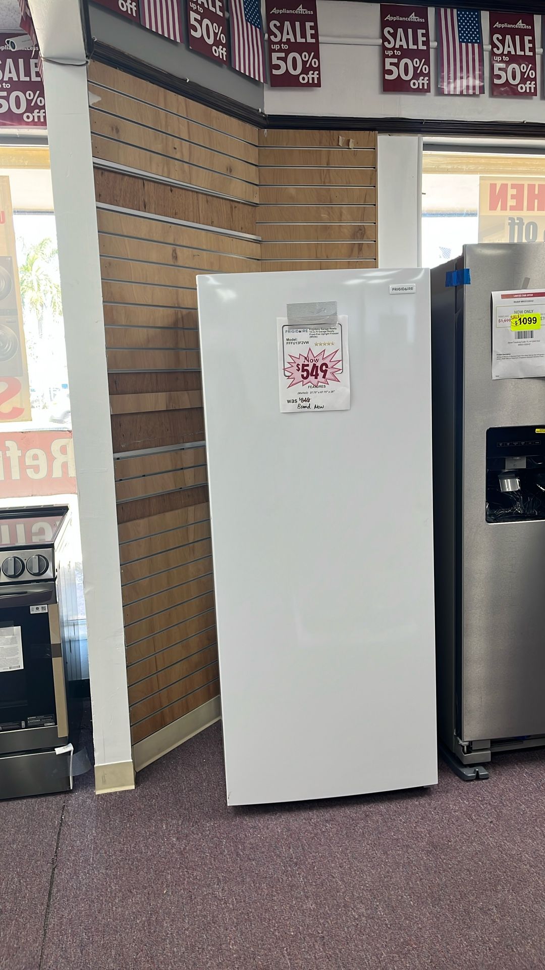 Freezer 13 Cu Ft New Open Box