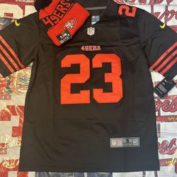 49ers Jersey And Beanie 