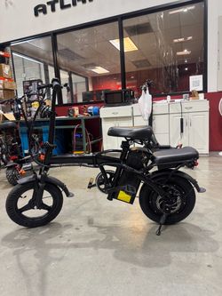 Folding electric bicycle