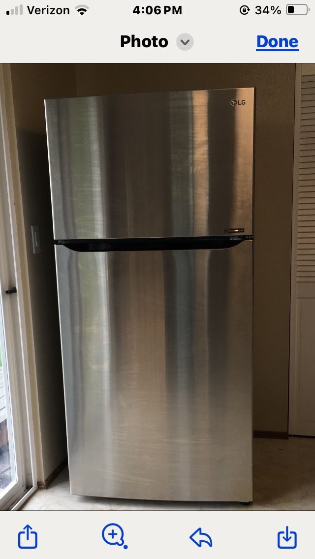Stainless LG Refrigerator