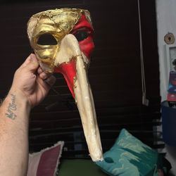 Antique Italian Masquerade Mask