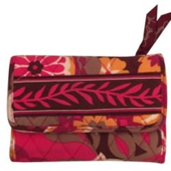 Vera Bradley Carnaby Floral Snap Wallet