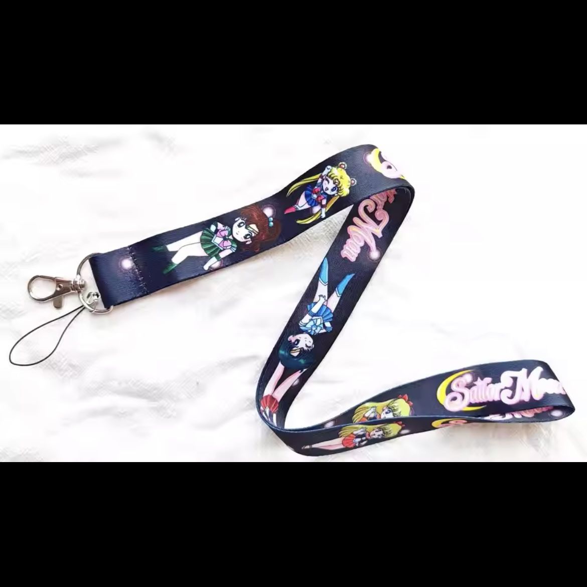 Sailor Moon Black - Lanyard Keychain USB Holder