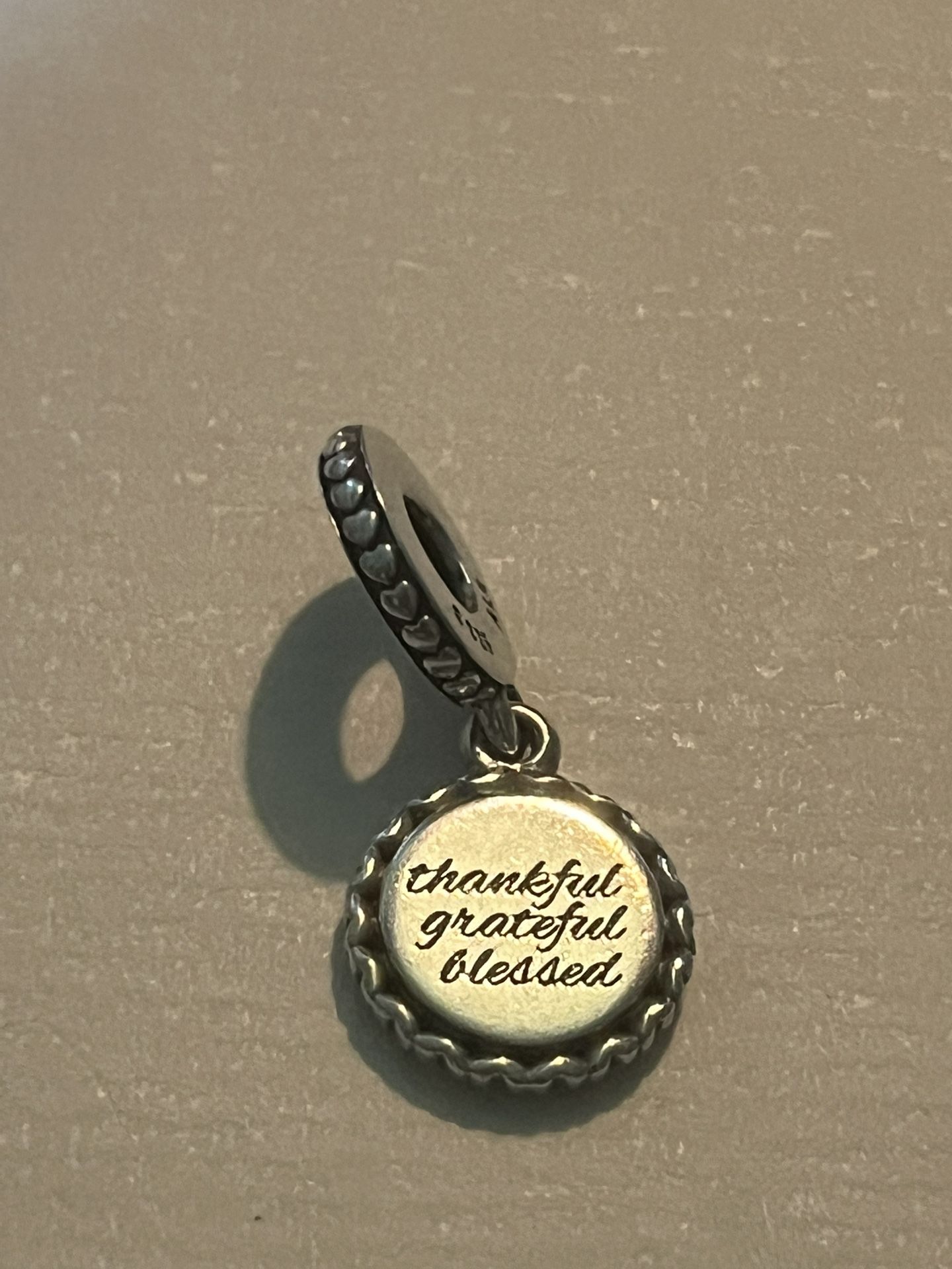 Thankful Grateful blessed charm