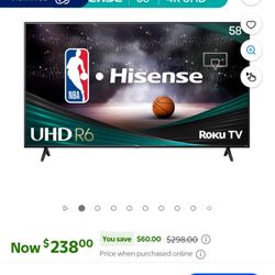 58” Inch TV - HISENSE