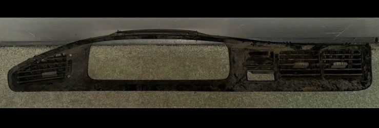 Genuine OEM 92-95 Honda Civic EG Dash Cluster Vent Clock Bezel Dashboard Trim