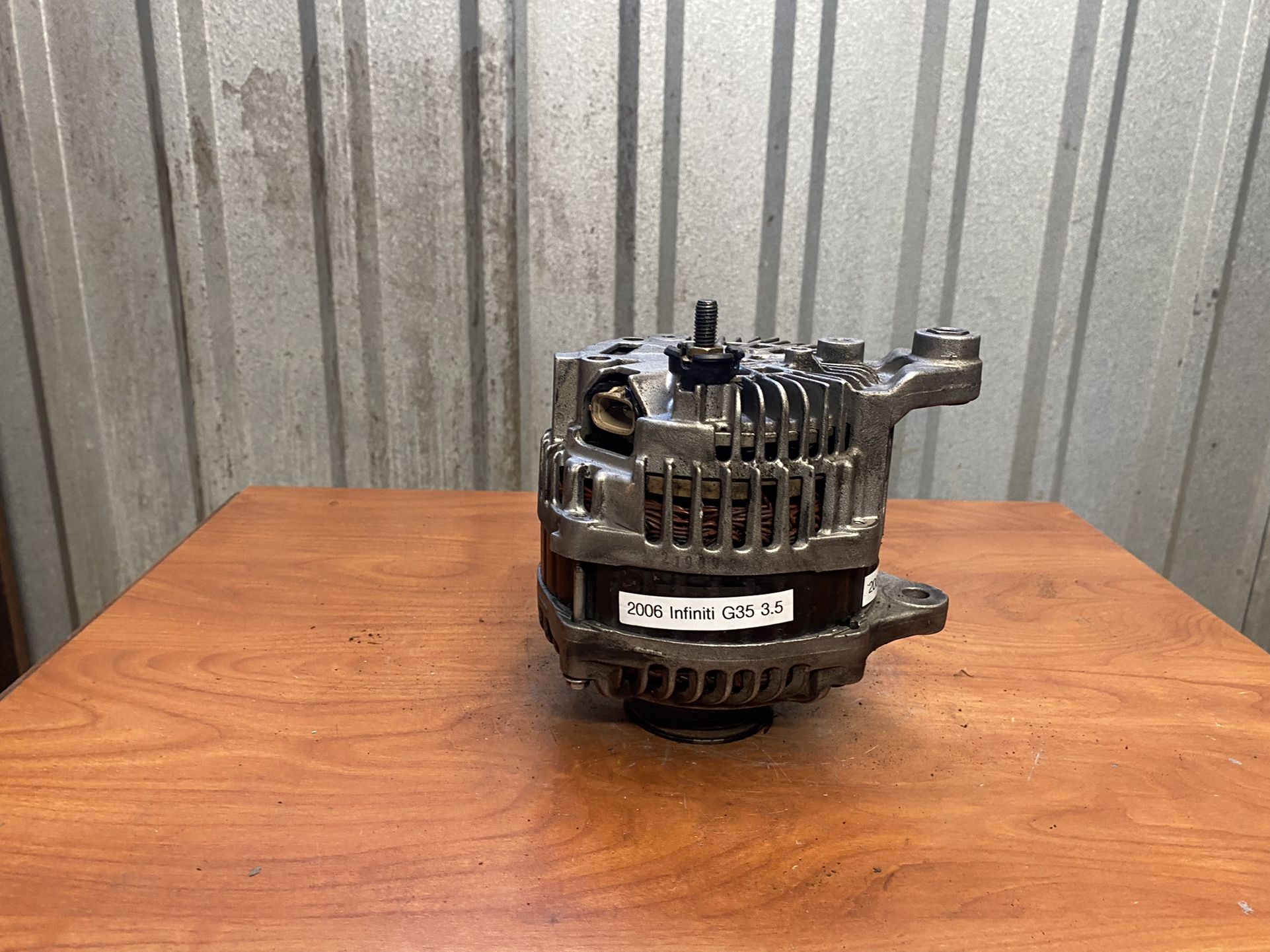 2006 Infiniti G35 3.5 Alternator Part (2003-2007)