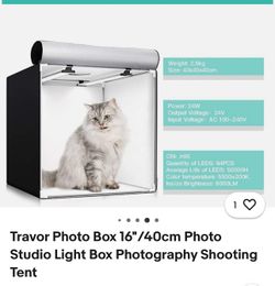 Travor Photo Box 32”x32” Square Photo Studio Light Box Photography Shooting Tent