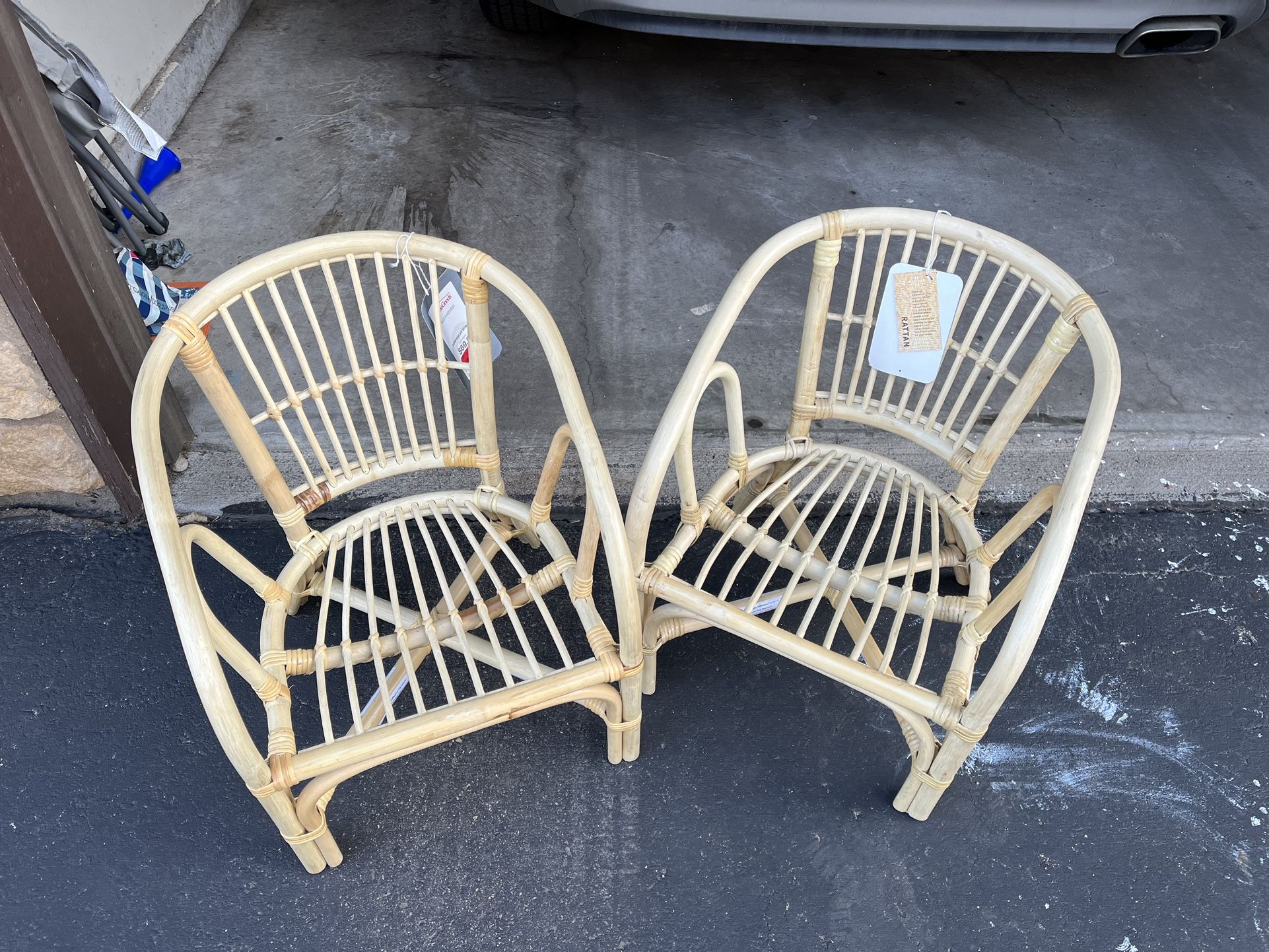 2 New Wicker Chairs