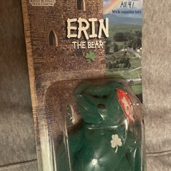 Rare With Errors In Unopened Original Sealed Package Erin The Bear 
