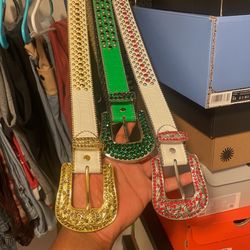 Different Color Bb Simmons Style Belts