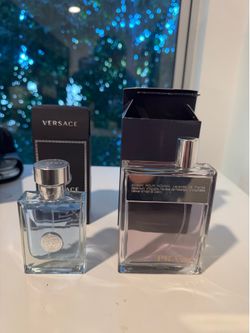 Prada Amber Pour Homme 100 ml (95%+ full) & Versace Pour Homme 50 ml (85-90% full). Original boxes included.