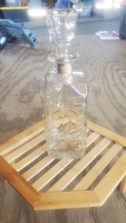 Ezra Brooks Whiskey Decanter 