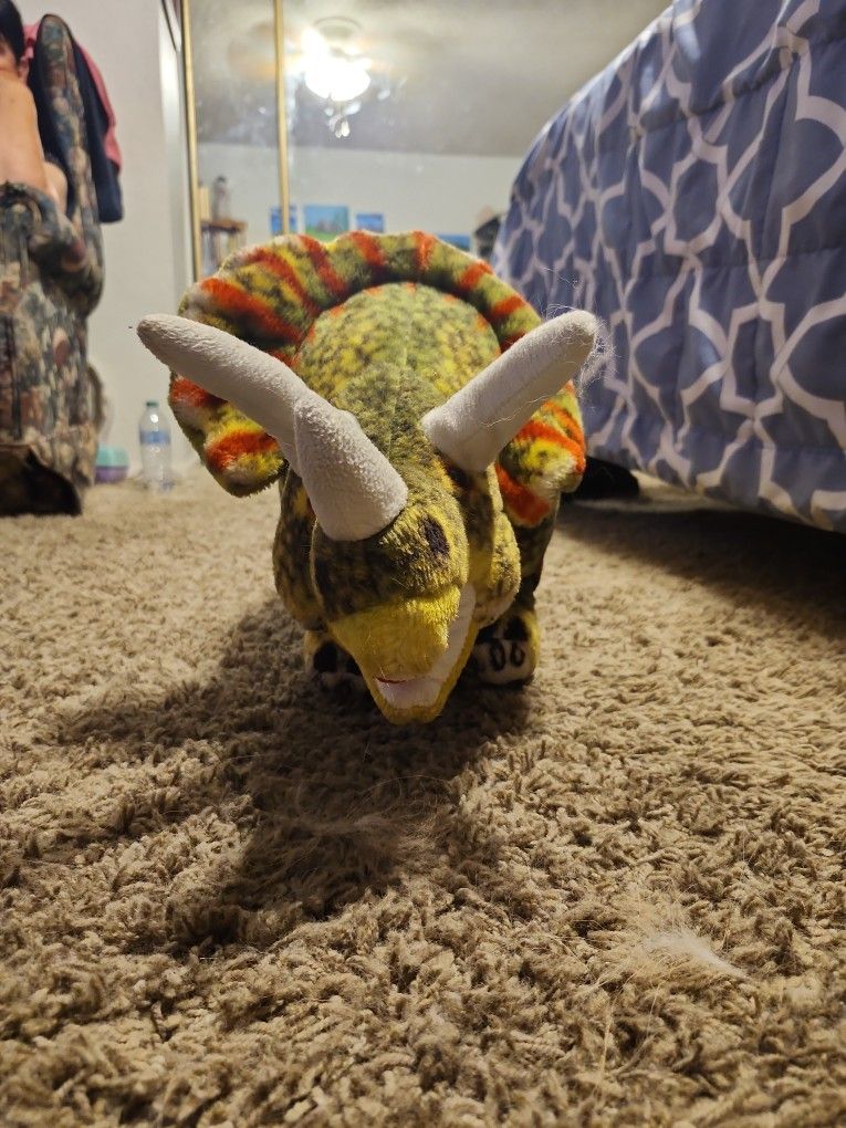 Large Triceratops plushie