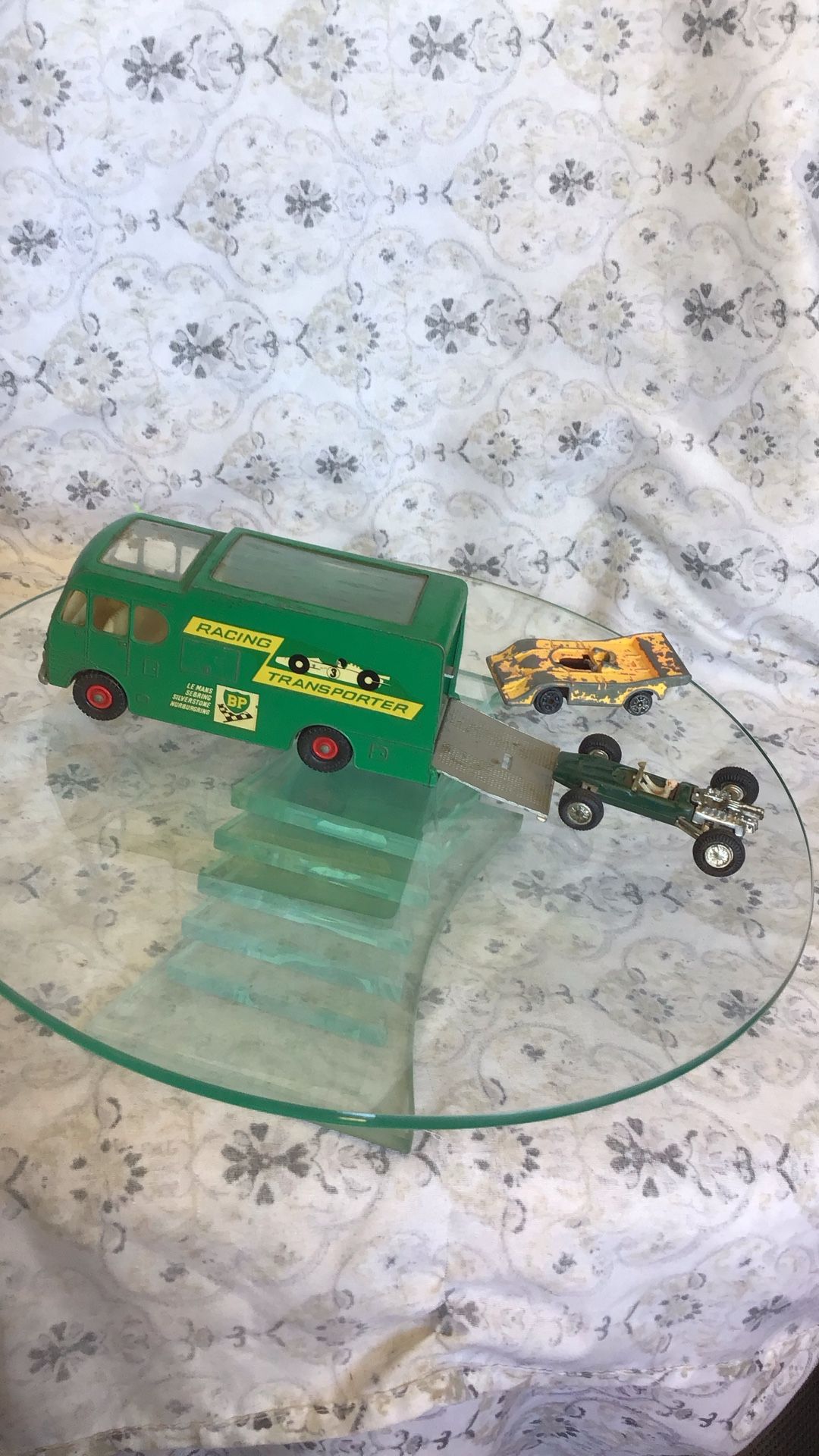 Vintage King Size 1/64 Scale Racing Car Transporter Made By Matchbox