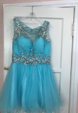 Blue dress